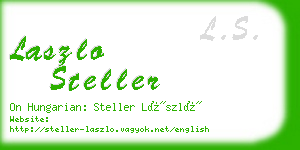 laszlo steller business card